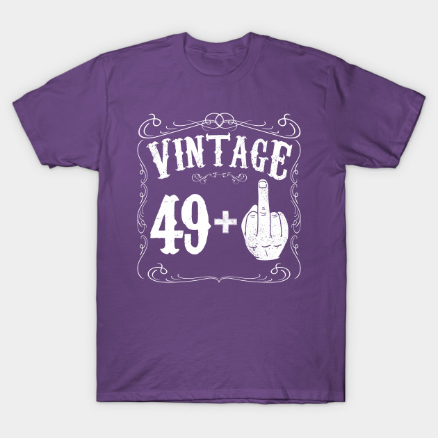 50 Middle 50th Salute Gift Vintage Funny Birthday Finger 1cF3lJTK